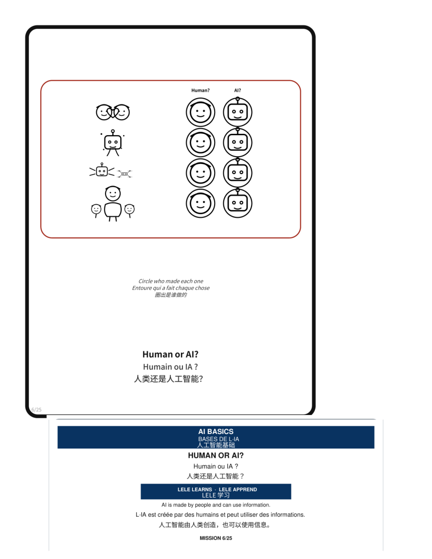 Human or AI sample page
